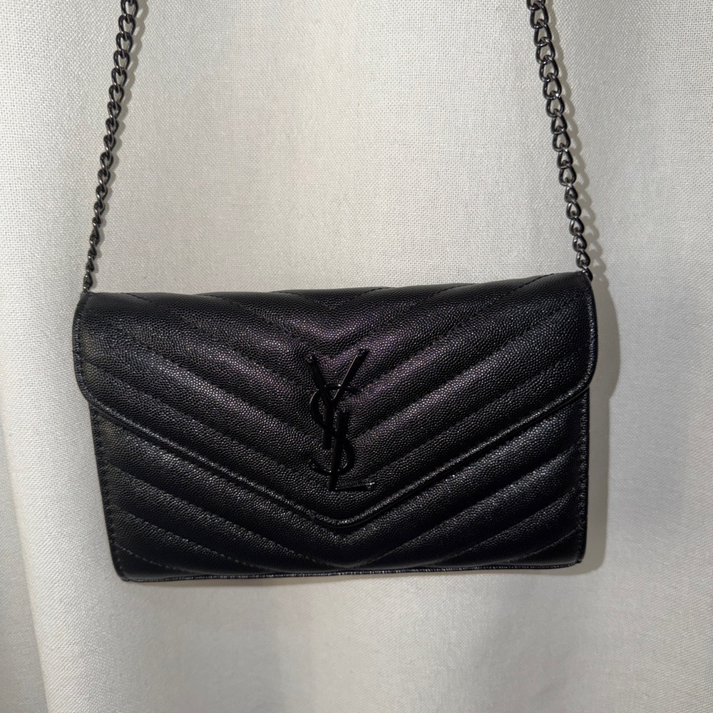 Yves Saint Laurent Black Crossbody Bag HIGH COPY